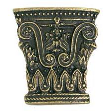 Emenee MK1113-ABB Home Classics Collection Column 1-3/4 inch x 1-1/2 inch in Antique Bright Brass inspiration Series
